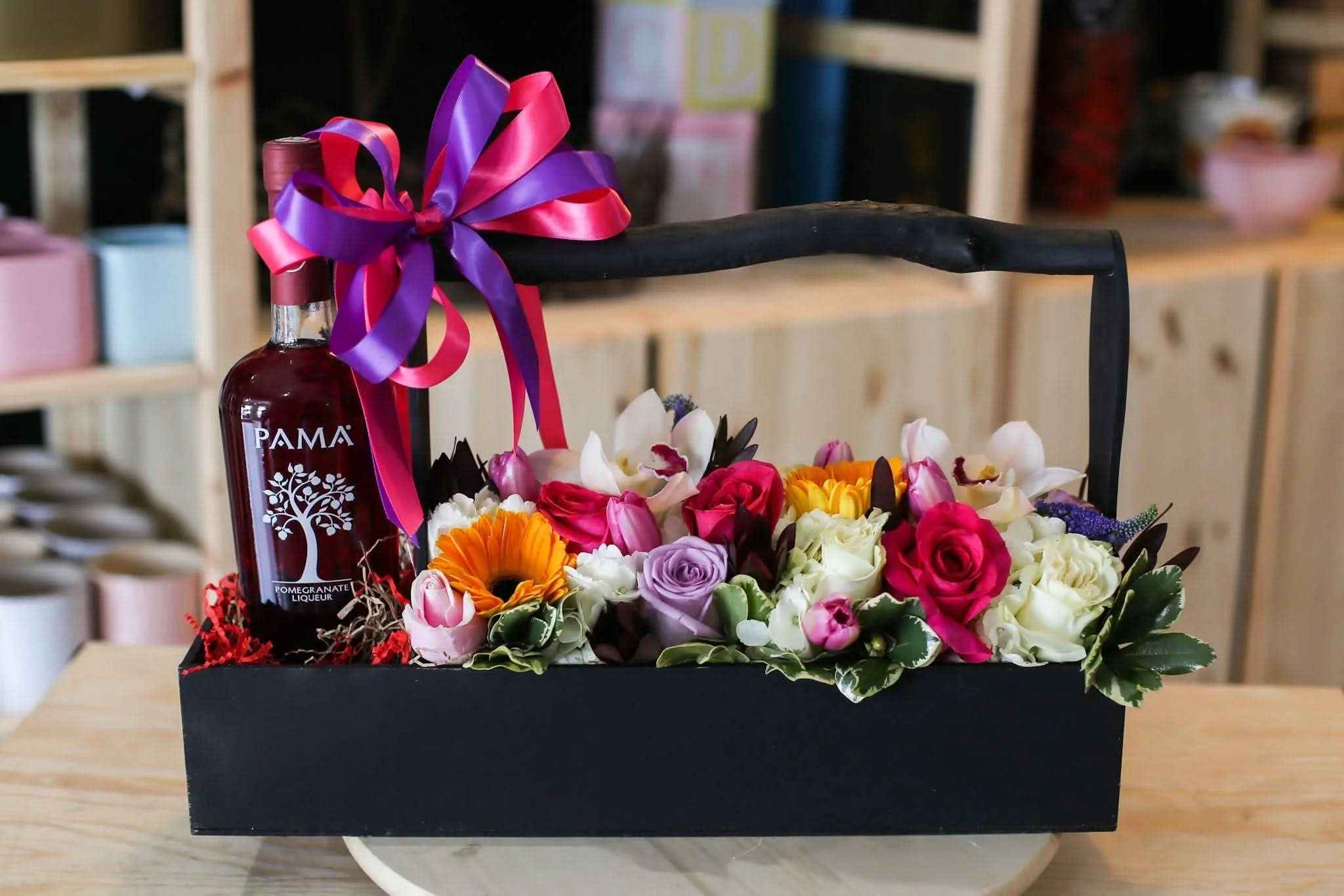 Canasta PAMA - FLOVERS